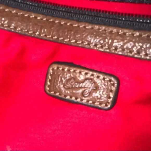 Scully West Tooled Leather Crossbody Bag - 11x8 Western Satchel - Picture 13 of 14